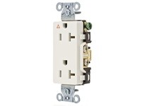 Hubbell Wiring IG20DRWHI COMM STYLE LINE S&B WIRED 20A IG DUP WH