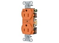 Hubbell Wiring IG5252 COMM 15A Side & Back Wired IG Duplex | YarinInd