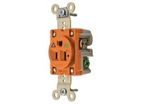 Hubbell Wiring IG5361WR WR RCPT SING SB IG HD 20A 125V OR