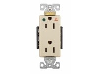 Cooper Eaton IG8262V Receptacle HG IG Deco Duplex 15A125V | Industrial Supplies