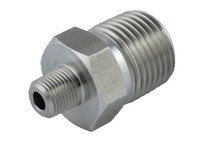Superlok IHRN-12N-4N 3/4"M X 1/4"M - Hex Reducing Nipple - 316 Stainless Steel