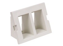 Hubbell Wiring IM2IA15OW ISTATION RECSS MODULE 2PORT UNLD 1.5U OW