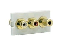 Hubbell Wiring IM35AR1OW ISTATION MOD W/35MM 2 RCA Audio | Durable Solutions