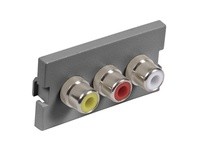 Hubbell Wiring IM3RS1GY ISTATION MODULE W/3RCA SOL | YarinInd