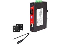Antaira IMC-C100-S3 Compact 10/100TX To 100FX Industrial Media Converter | 30KM SC Mode
