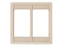 Hubbell Wiring IMF2AL PLATE ISTATION MODULE FRAME 2G 6U AL