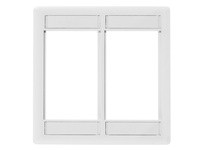 Hubbell Wiring IMF2W PLATE ISTATIONMODULE FRAME2G6UWH | High-Quality Industrial Supplies