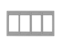 Hubbell Wiring IMF4GY PLATE1GISTATIONMODULE FRAME4 | Industrial Solutions