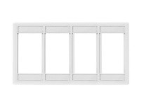 Hubbell Wiring IMF4W PLATE1GISTATIONMODULE FRAME4U | Industrial Solutions