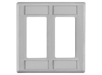 Hubbell Wiring IMFP2GY PLATE2G2 DECOW/LABELSBGY