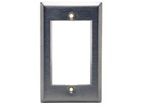 Hubbell Wiring IMSS1 PLATE ISTATION MODULE FRAME 1G 3U SS | Industrial Supplies