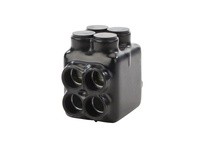NSI IPLDS350-4 350 MCM - 6 AWG STACKED POLARIS INSULATED MULTI-TAP CONN 4 PORT (DOUBLE SIDED ENTRY)