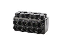 NSI IPLDS500-12 500 MCM - 4 AWG STACKED POLARIS INSULATED MULTI-TAP CONN 12 PORT (DOUBLE SIDED ENTRY)