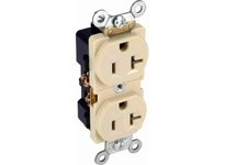 Orbit IR20-W 20A INDUSTRIAL GRADE DUPLEX REC. WHITE