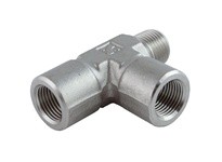 Superlok IRT-4N 1/4" MxF NPT - Run Tee - 316 Stainless Steel