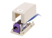 Hubbell Wiring ISB1OWP Housing Surface Mount 1 Port | High-Quality Plenum Solution