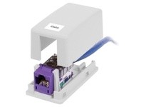 Hubbell Wiring ISB1W HOUSING SURFACE MOUNT 1 PORT WH