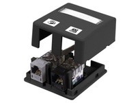 Hubbell Wiring ISB2BK Housing Surface Mount 2 Port | High-Quality Industrial Supplies