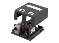 Hubbell Wiring ISB2BKP HOUSING SURFACE MOUNT2 PORT | YarinInd