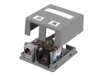 Hubbell Wiring ISB2GYP HOUSING SURFACE MOUNT2 PORTGY PLENUM