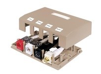 Hubbell Wiring ISB4AL Housing Surface Mount 4 Port | High-Quality Industrial Supplies