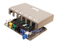 Hubbell Wiring ISB6AL Housing Surface Mount 6 Port AL | High-Quality Industrial Supplies