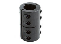 Climax Metal ISCC-175-175-KW 1 3/4" X 1 3/4" ID SPLIT KW Clamp Coupling STL BO