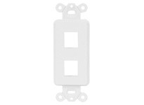 Hubbell Wiring ISF2W Plate Decorator Frame 2-Port White | Industrial Supplies