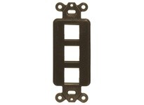 Hubbell Wiring ISF3BN PLATE DECORATOR FRAME3PORTBN | High-Quality Industrial Supplies