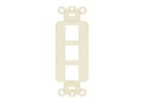 Hubbell Wiring ISF3EI PLATE DECORATOR FRAME 3PORT EI