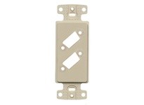Hubbell Wiring ISFB215EI PLATE DECORATOR FRAME 2 VGA BLANK EI