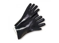 J1017RF West Chester 10" Black Rough PVC Jersey Lined Glove WCPG