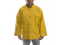 Tingley J12207-XL MAGNAPRENE Flame Resistant Jacket Storm Fly Front Hood Snaps - Yellow Size XL