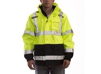 Tingley J24172-XL ICON 3.1 Hi-Vis Class 3 Breathable Waterproof Jacket Mesh/Taffeta Lining - Fluorescent Yellow-Green Size XL