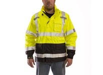 Tingley J27122-4XL ICON LTE Hi-Vis Class 3 Breathable Jacket Mesh/Taffeta Lining - Fluorescent Yellow-Green/Black Size 4XL