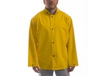 Tingley J53207-3XL INDUSTRIAL WORK Jacket Storm Fly Front Detachable Hood Included - Yellow Size 3XL