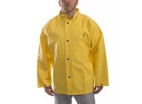 Tingley J56207-S DURASCRIM Flame Resistant Jacket Storm Fly Front Hood Snaps - Yellow Size S