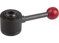 KIPP K0020.45 ACTIMA CLAMPING ELEMENT W. THRU HOLE STEEL LEFT/PULL