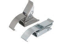 KIPP K0043.1430701 LATCH W. SPRING CLIP FAST. HOLES COVERED FORM:A STEEL GALVANIZED AND PASSIVATED F1=500