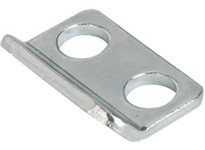 KIPP K0043.9143111 CATCH PLATE FOR LATCH W. DRAW BAIL FORM:A STEEL GALVANIZED AND PASSIVATED