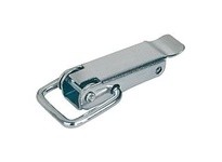 KIPP K0044.1330572 LATCH W. DRAW BAIL FAST. HOLES COVERED FORM:A STAINLESS STEEL 1.4301 BRIGHT F1=1000