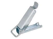 KIPP K0045.2641352 LATCH W. DRAW BAIL FAST. HOLES COVERED FORM:B STAINLESS STEEL BRIGHT F1=3000