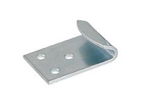 KIPP K0045.9254772 CATCH PLATE FOR LATCH W. DRAW BAIL FORM:B STAINLESS STEEL BRIGHT