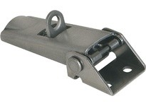 KIPP K0046.3420722 LATCH WITH SWING BAIL ADJUSTABL FAST. HOLES VISIBLE FORM:C WITH PADLOCK HOLE STAINLESS STEEL 1.4301 BRIGHT