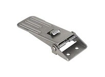 KIPP K0048.2631392 LATCH WITH SWING BAIL ADJUSTABL FAST. HOLES VISIBLE FORM:B WITH LOCK1 STAINLESS STEEL 1.4301 BRIGHT F1=4000