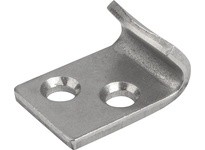 KIPP K0050.9135212 CATCH PLATE FOR LATCH W. MOVABLE CL. HOOK FORM:A STAINLESS STEEL 1.4301 BRIGHT D=37
