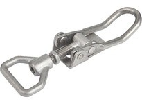 KIPP K0051.1611681 LATCH WITH SWING BAIL ADJUSTABL FAST. HOLES VISIBLE FORM:A STANDARD STEEL ELECTRO ZINC-PLATED F1=6500