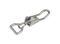 KIPP K0051.1611682 LATCH WITH SWING BAIL ADJUSTABL FAST. HOLES VISIBLE FORM:A STANDARD STAINLESS STEEL 1.4301 BRIGHT F1=6500