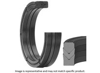 Dichtomatik K01-150X120X28 PISTON SEAL 1-1-1 VEE PACKING NBR IMPREGNATED FABRIC/POM METRIC
