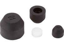 KIPP K0106.07 PROTECTIVE CAP OIL-RESISTANT FORM:B BEVELLED D=23 FOR=M10 NEOPRENE BLACK